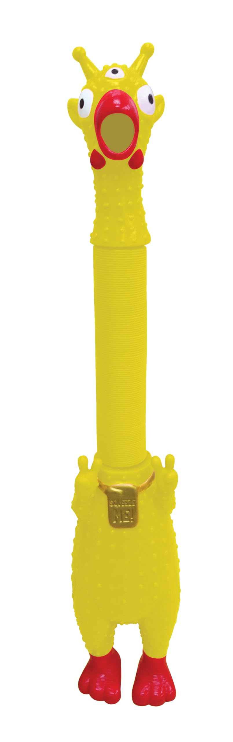 Amazon.com: Animolds Scream 'n Pop Alien Chicken Rubber Squeaky